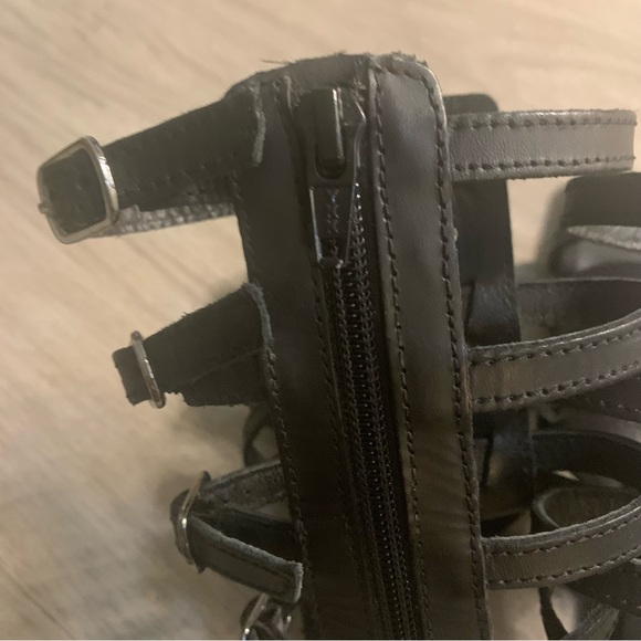 Jeffrey Campbell | TOP-2 black leather gladiator sandal (like new) - Picture 10 of 14